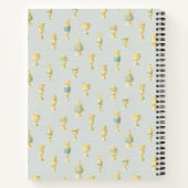 Carnet Ancient Greece Dusty Blue White Vases Recipe (Dos)