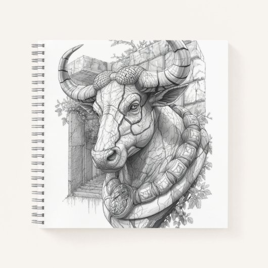 Carnet Ancient Greek Mythology Minotaur Labyrinth Noteboo (Devant)