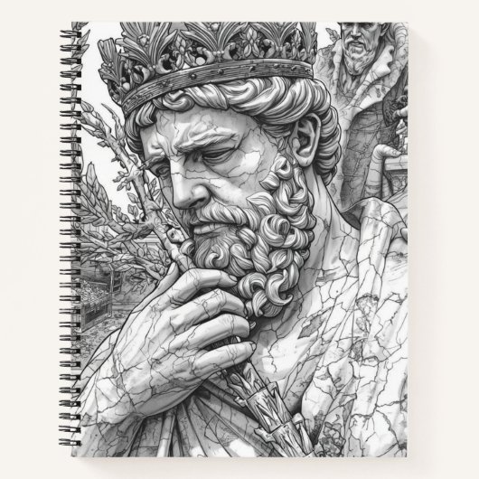 Carnet Ancient King Midas Marble Statue - Greek Mythology (Devant)