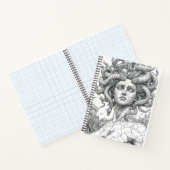 Carnet Ancient Medusa Gorgon - Weathered Marble Statue St (Intérieur)