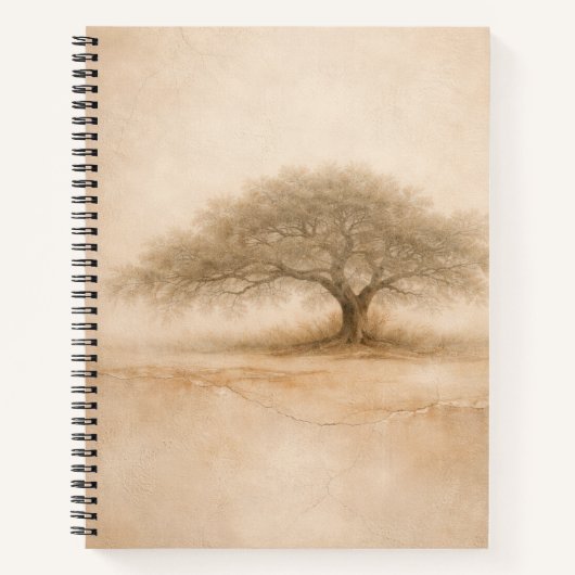 Carnet Ancient Oak | Southern Oak Tree Art | Notebook (Devant)