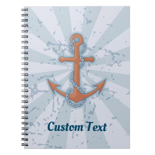 Carnet Ancre avec chaîne (Devant)