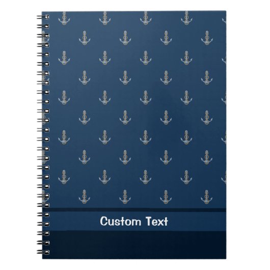 Carnet Ancre avec corde (Devant)