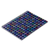 Carnet ancre colorée design marine motif (Côté gauche)