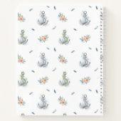 Carnet Ancre de baleine marine (Dos)