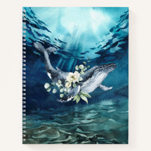 Carnet Ancre de baleine marine