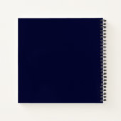 Carnet Ancre de navigation marine blanche (Dos)