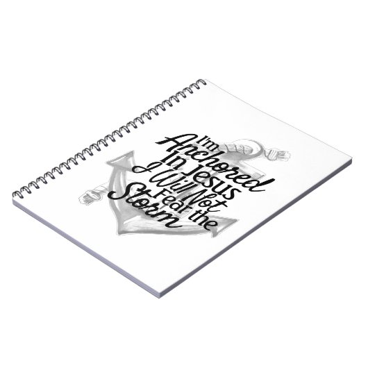 Carnet Ancré En Jésus Écriture Chrétien Côtier (Côté gauche)