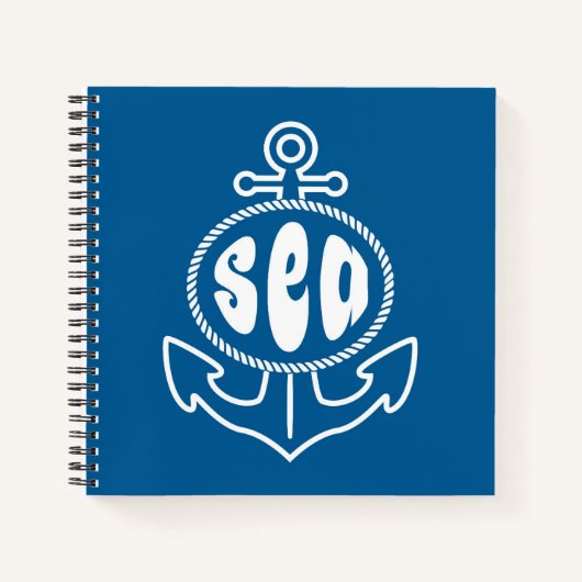 Carnet Ancre Et Mer (Devant)