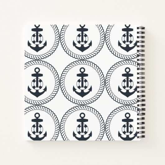 Carnet Ancre mignonne (Dos)