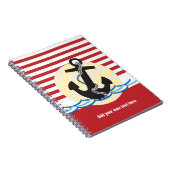 Carnet Ancre, Soleil et Eau Nautique (Côté Droit)
