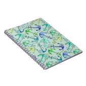 Carnet Ancres De Mer Et Motif De Cordes (Côté Droit)