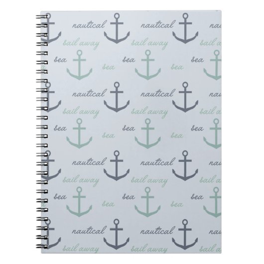 Carnet Ancres marines nautiques (Devant)