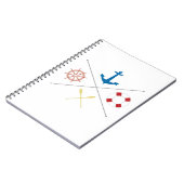 Carnet Ancres nautiques voilier bateau à voile Ore Note L (Côté gauche)