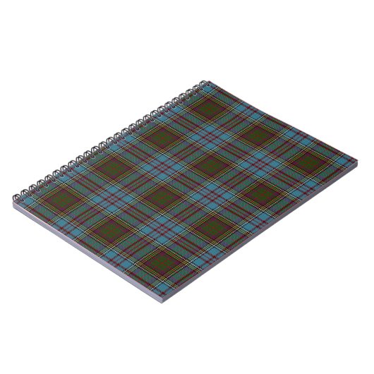 Carnet Anderson Clan Tartan – Scottish Plaid Notebook (Côté gauche)