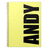 Carnet Andy (Devant)