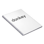 Carnet âne foncé (Côté Droit)