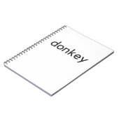 Carnet âne foncé (Côté gauche)