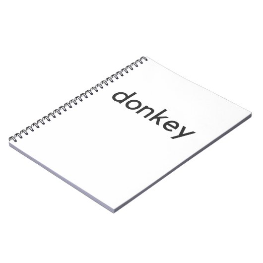 Carnet âne foncé (Côté gauche)