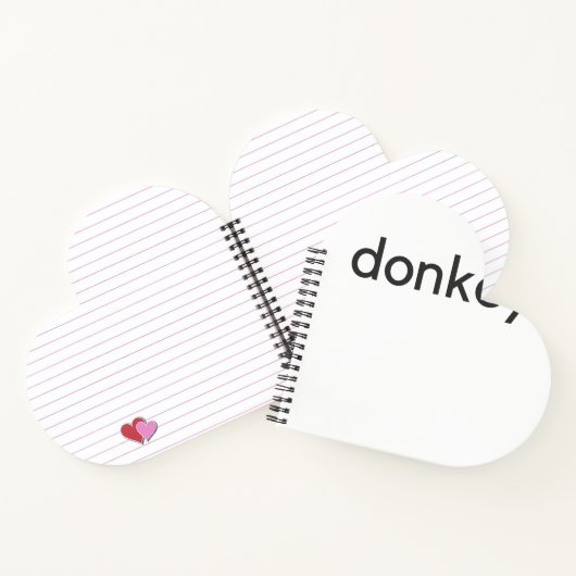 Carnet âne foncé (Intérieur)