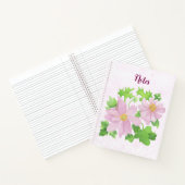 Carnet Anénome rose (Intérieur)