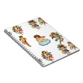 Carnet ange cherub antique (Côté Droit)