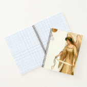 Carnet Ange de Noël et ornements (Intérieur)