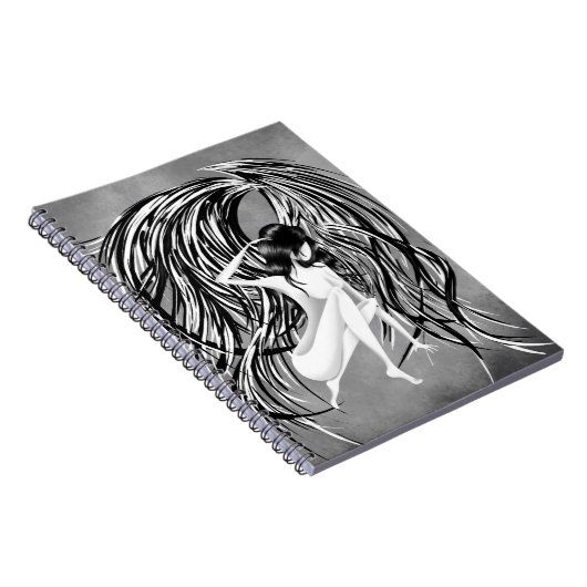 Carnet Ange déchu gris (Côté Droit)