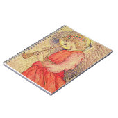 Carnet Ange jouant du flageolet (Côté gauche)
