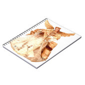 Carnet Ange jouant l'harpe (Côté gauche)