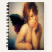 Carnet Ange Putti avec prière (Devant)