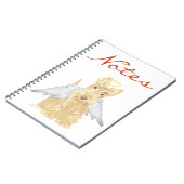 Carnet Ange Scottie Blé (Côté gauche)