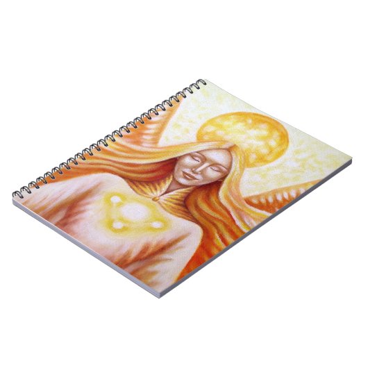 Carnet "Ange solaire" (Côté gauche)