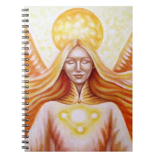 Carnet "Ange solaire" (Devant)