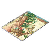 Carnet Angel bringing Christmas gifts and presents (Côté gauche)