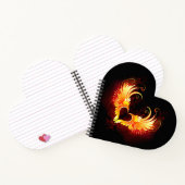 Carnet Angel Fire Heart with Wings (Intérieur)