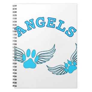 Carnet Angel Pis Animaux En Bleu
