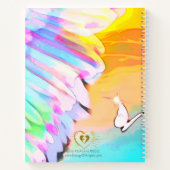 Carnet Angel Wing Arc-en-ciel - Beurre Respirer Heal Rise (Dos)