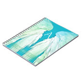 Carnet ANGEL WINGS Monogramme Nom Fresh Ombre (Côté gauche)