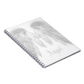 Carnet ANGEL WINGS White Nom personnalisé (Côté Droit)