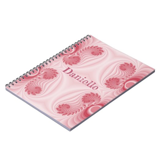 Carnet Angelheart Rose Fractage Design (Côté gauche)