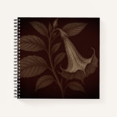 Carnet Angel's Trumpet Square Notebook (Devant)