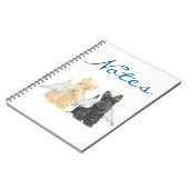 Carnet Anges Terrier Écossais (Côté gauche)