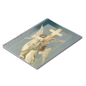 Carnet Anges victoriens avec Croix, Pâques Vintages (Côté gauche)