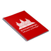 Carnet Angkor Vat Cambodgien / Khmer Drapeau avec devise (Côté Droit)