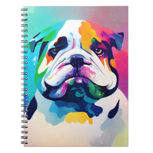 Carnet Anglais Chien Chien Wild Nature Peinture animale