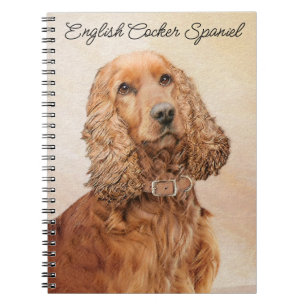 Carnet Anglais Cocker Peinture Espagnole - Art Chien orig