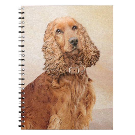 Carnet Anglais Cocker Peinture Espagnole - Art Chien orig (Devant)