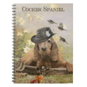 Carnet Anglais Cocker Spaniel