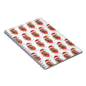 Carnet Anglais Cocker Spaniel Chien race Noël (Côté Droit)